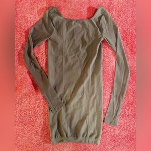 Free People Movement Grey Bodycon Mini Dress - XS/S